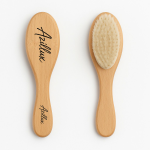 Brosse à Cheveux AZILLUX – Manche en Bambou & Poils en Crinière Douce